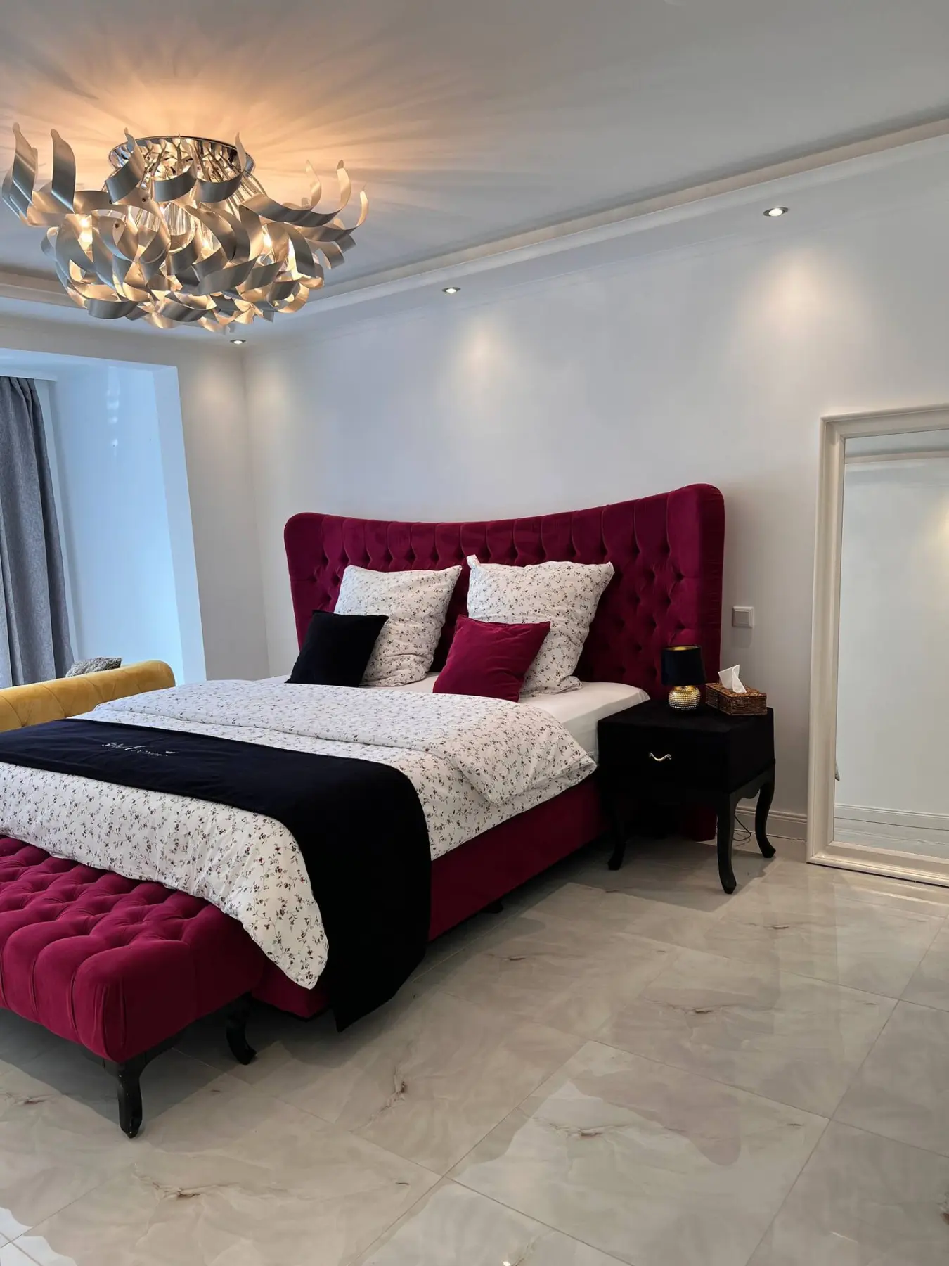 Schlafzimmer der LUXUS-RelaxDays-Apartments